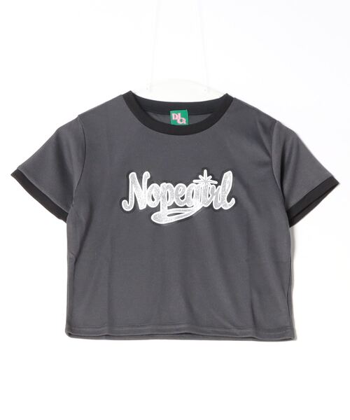 Nope Girl tシャツ Nopegirl signature ringer T shirt