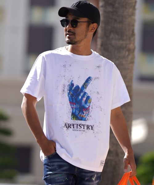 adamsJUGGLER（アダムスジャグラー） tシャツ W/Rアーティストリー