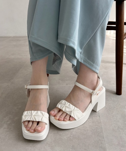 miniministore（ミニミニストア） 厚底 サンダル チャンキーヒール 