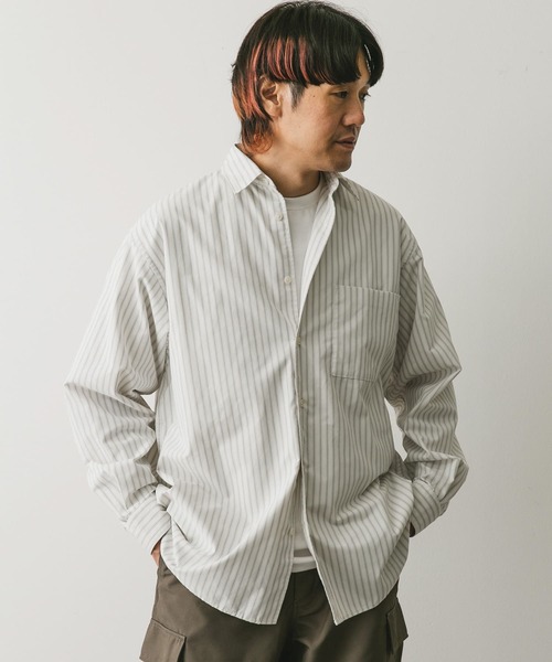 URBAN RESEARCH DOORS シャツ 「吸水速乾/イージーケア」コットン 