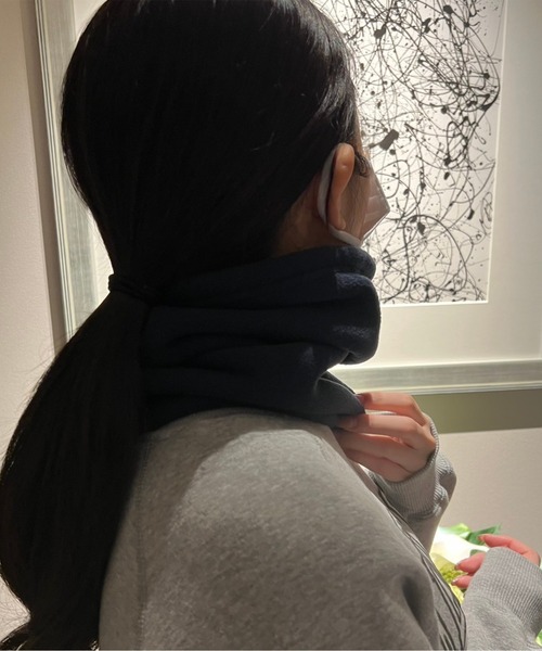 ALWAYS GOOD TIME ネックウォーマー スヌード ベーシックフリース