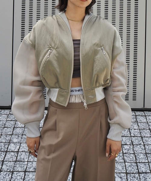 THINGS THAT MATTER（シングス ザット マター） ma1 ma-1 SHEER