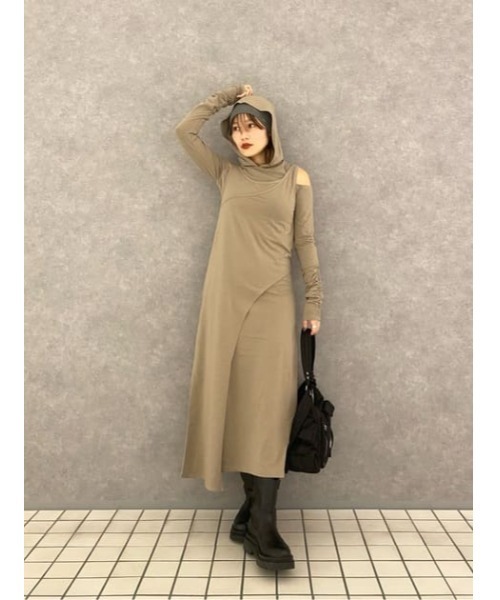 アトリエgg タンデムランワンピース 2 LOVE TANJANE/ラブ タンジェイン】 MAXI DRESS（ワンピース）｜L