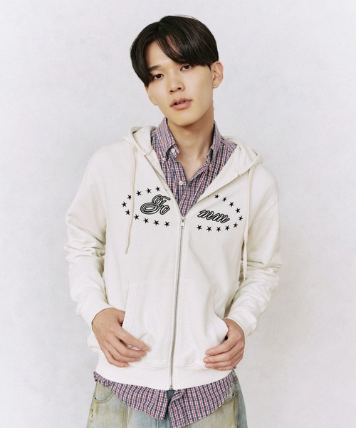 FCMM パーカー PIGMENT DYED ZIP HOODIE/ピグメントダイドジップ
