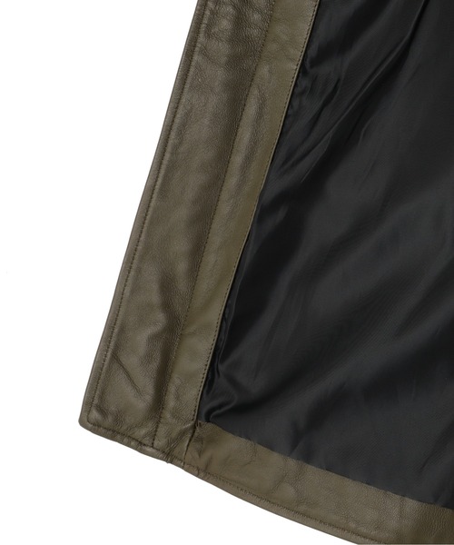 革ジャン ライダース LEATHER MILITARY RIDERS JACKET / レザー ミリタリー ライダースジャケット / AVIREX /の画像
