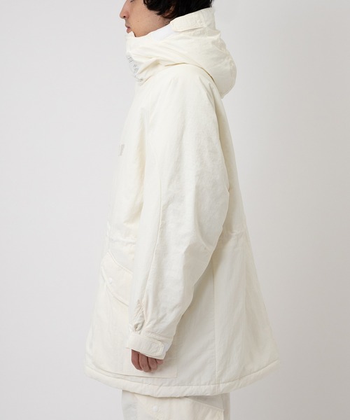 ダウンジャケット ダウン 別注 9242-C001-001 HOOD COAT WHITE EDITION メンズの画像