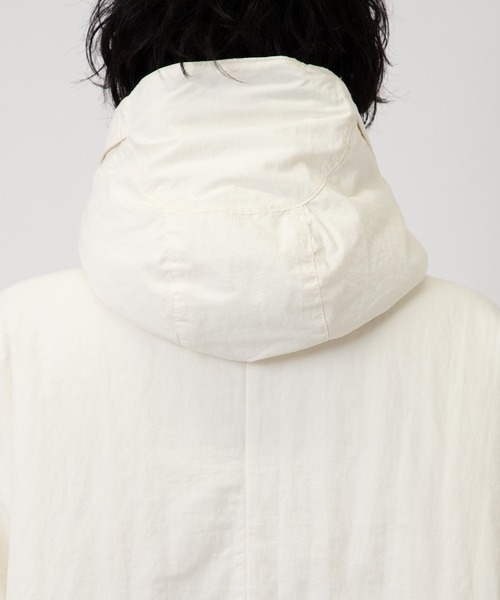 ダウンジャケット ダウン 別注 9242-C001-001 HOOD COAT WHITE EDITION メンズの画像