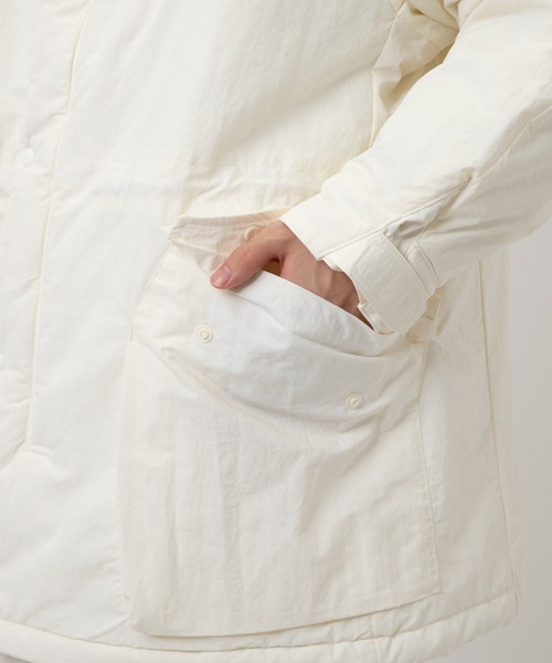 ダウンジャケット ダウン 別注 9242-C001-001 HOOD COAT WHITE EDITION メンズの画像