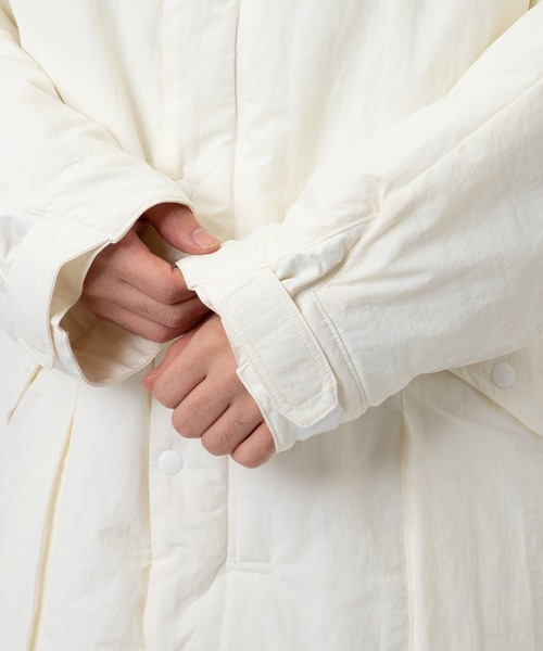 ダウンジャケット ダウン 別注 9242-C001-001 HOOD COAT WHITE EDITION メンズの画像