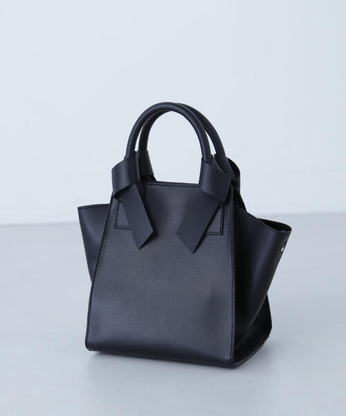 【3263】リボンハンドル2wayバッグ NATURALBEAUTYBASIC 3263】リボンハンドル2wayバッグ NATURALBEAUTYBASIC