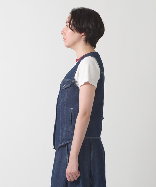 Levi's ベスト ジレ Levi's/リーバイス ルーズ ダークインディゴ