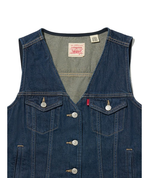 Levi's ベスト ジレ Levi's/リーバイス ルーズ ダークインディゴ