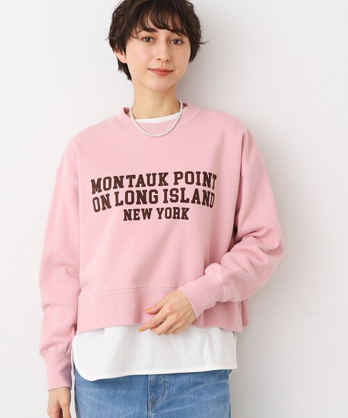 tシャツ 「洗える」ロゴスウェット（S〜L） レディース