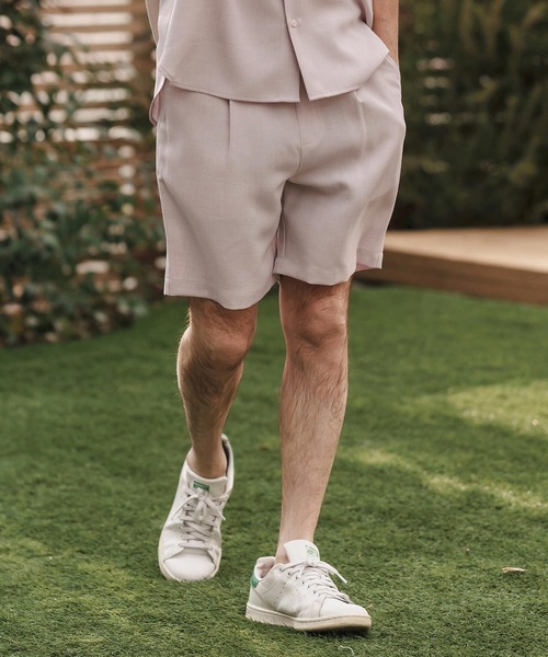 CPHショートパンツ CAMBIO(カンビオ)】Coating Like Graphic short Pants ショートパンツ