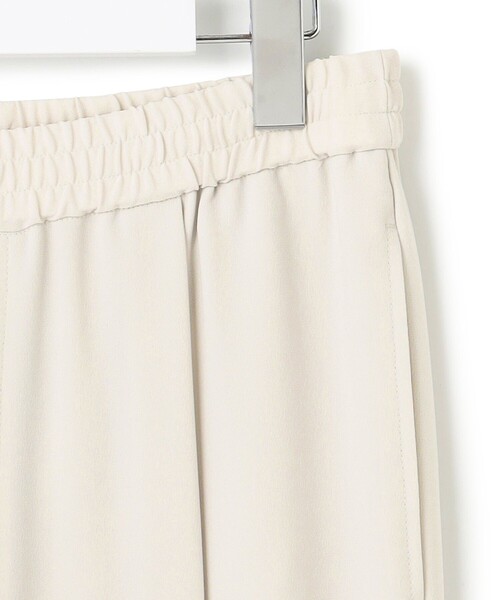 uvカット パンツ ストレッチジョーゼット ワイド パンツ レディースの画像