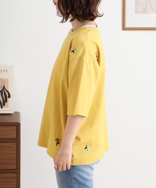 tシャツ EMAGO くるくる刺繍Ｔ レディース Emago tシャツ EMAGO くるくる刺繍T レディース : ZOZOTOWN