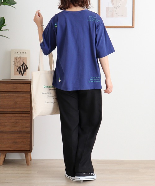 tシャツ EMAGO くるくる刺繍Ｔ レディース Emago tシャツ EMAGO くるくる刺繍T レディース : ZOZOTOWN