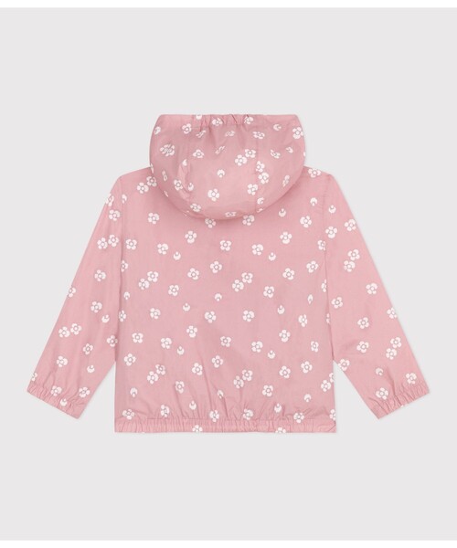 【タグ付き】PETIT BATEAU ピンク花柄アウター PETIT BATEAU（プチバトー） マウンテンパーカー アウター ウィンド
