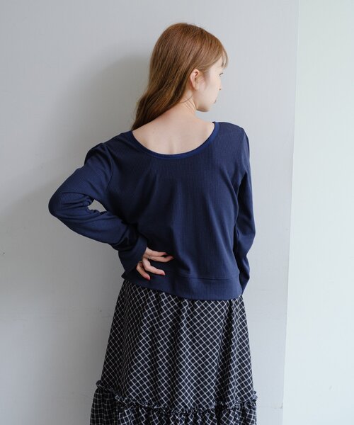 Kastane（カスタネ） tシャツ 「新色追加/5色展開」ヘンリーリブプル