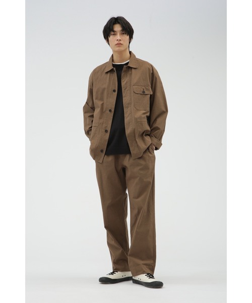 MHL OVERDYE MELANGE COTTON LINEN パンツ OVERDYE MELANGE COTTON LINEN | MHL.（エムエイチエル