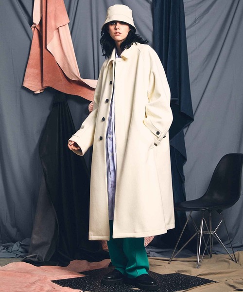 MAISON SPECIAL（メゾンスペシャル） ステンカラーコート 0 ブルー