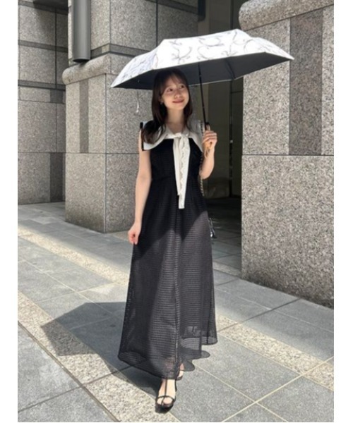 【SNIDEL×PROTECT U】コラボレーション日傘　リボン柄 SNIDEL×PROTECT U】コラボレーション日傘（傘）｜SNIDEL