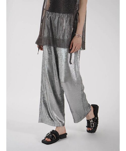 パンツ GLITTER WIDE EASY PANTS レディース : ZOZOTOWN Yahoo