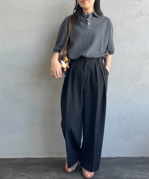 WIDE POLO SHIRT – Shinzone