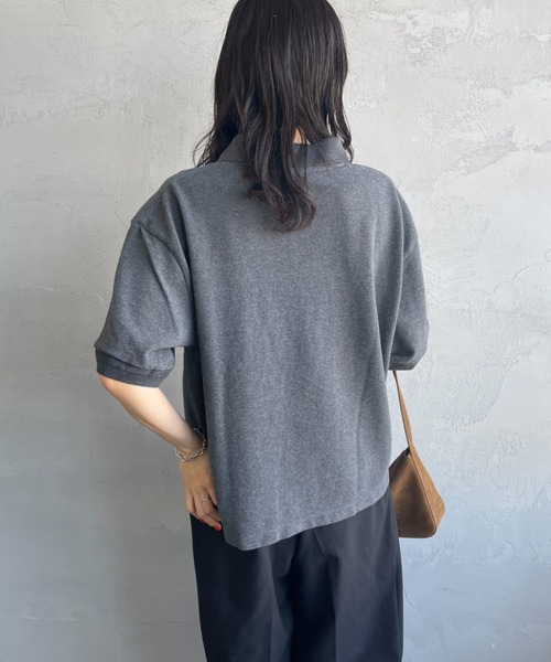 ラインがポイント\tHermes\t doubles cotes H ジップポロシャツ THE SHINZONE ポロシャツ ポロ 「THE SHINZONE/ザ シンゾーン