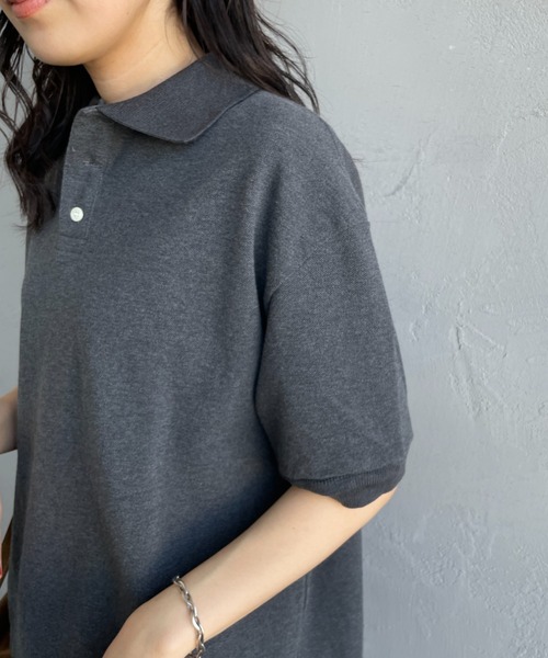 ほぼ未使用⭐︎シンゾーン⭐︎ワイドポロシャツ WIDE POLO SHIRT – Shinzone