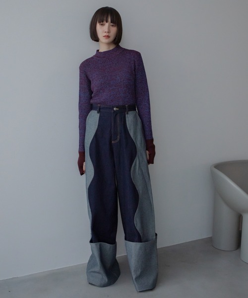 [VACANCY] Denim брюки MEDIUM голубой женский 
