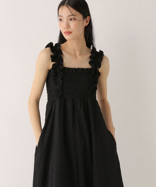 ☆Heather☆ フリルショルダーオールインワン Heather｜フリルショルダーオールインワン | Rakuten Fashion