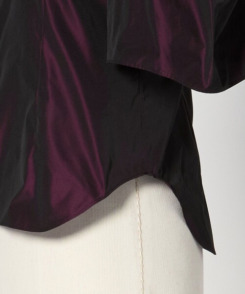 LOEFF ブラウス シャツ 「LOEFF」グロッシー タフタ