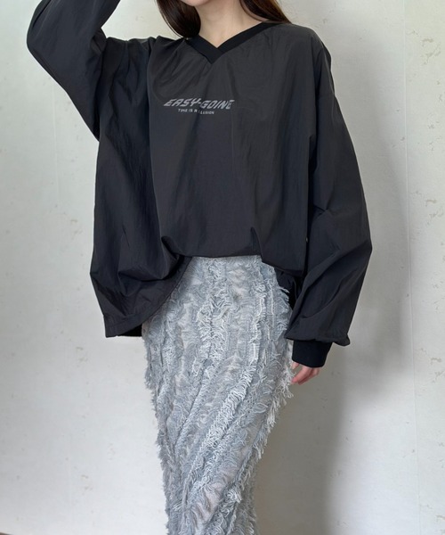 「Per sist ence」 ニットスカート FREE アイボリー レディース_画像8