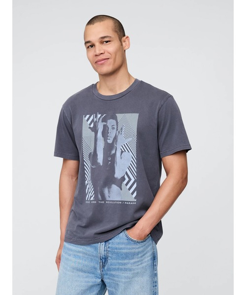 tシャツ ●プリンス＆ザ・レボリューション リラックス グラフィックTシャツ/ PRINCE メンズ レディースの画像