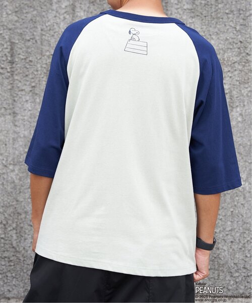 PEANUTS tシャツ ピーナッツ SNOOPY スヌーピー TP ビンテージラグラン 