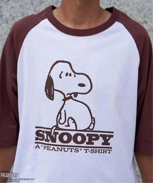 vintage Peanuts SNOOPY Tシャツ　スヌーピー　メンズL PEANUTS tシャツ ピーナッツ SNOOPY スヌーピー TP ビンテージラグラン