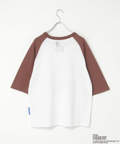 PEANUTS tシャツ ピーナッツ SNOOPY スヌーピー TP ビンテージラグラン 