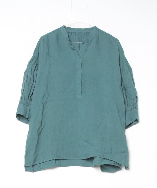 「journal standard L'essage」 7分袖ブラウス - グリーン レディース