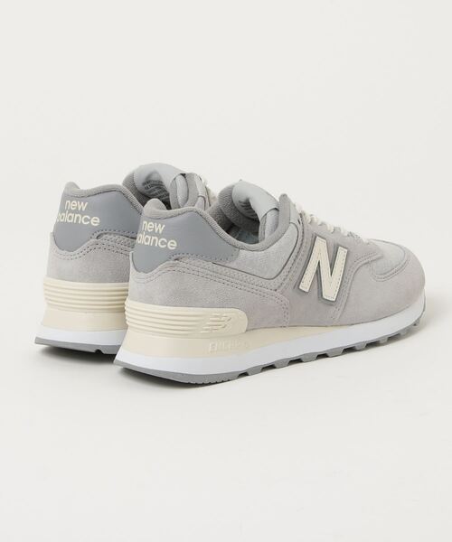 [New Balance] low cut спортивные туфли 24.0cm светло-серый мужской 