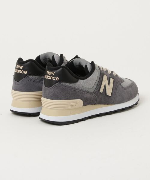 [New Balance] low cut спортивные туфли 24.0cm светло-серый мужской 