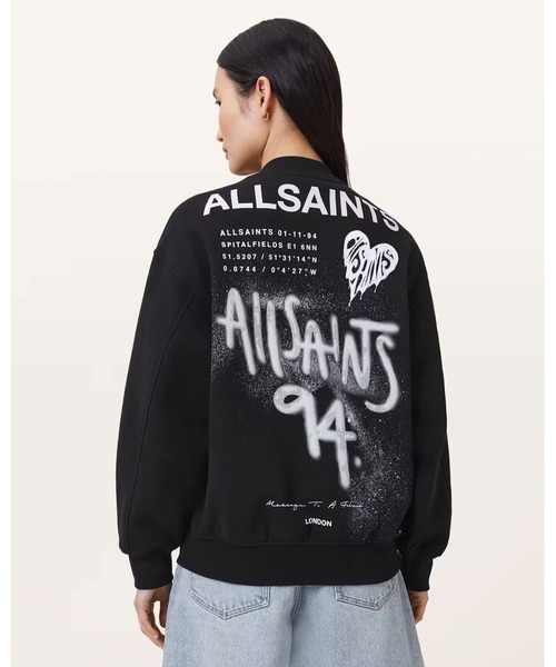 ALLSAINTS（オールセインツ） ma1 ma-1 POSTER BELLE JERSEY BOMBER