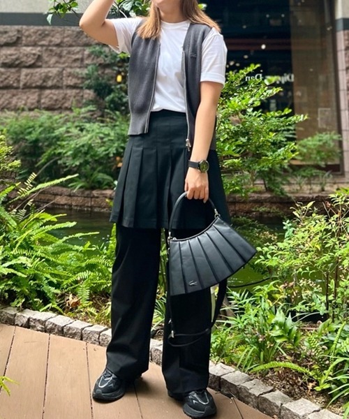 LACOSTE（ラコステ） ベスト ジレ ジップアップニットベスト 