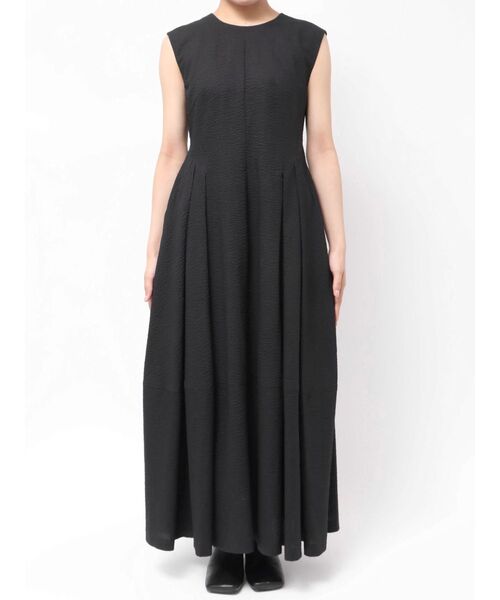 新品　エレンディーク　 フォルムシルエットワンピース　フォーマル　ブラック　01 ELENDEEK（エレンディーク） ワンピース フォルムシルエットワンピース