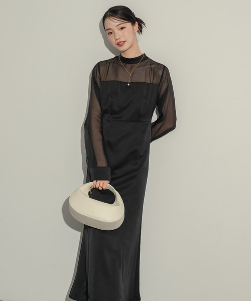ワンピース 2886 sosora レースセーラーカラーワンピース D1139 | udresser