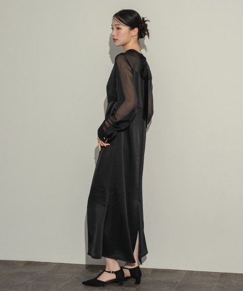 ワンピース nya SLY | LACE UP GATHER ショートワンピース (ワンピース(ミニ