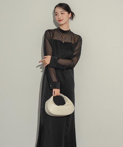 ワンピース nya SLY | LACE UP GATHER ショートワンピース (ワンピース(ミニ
