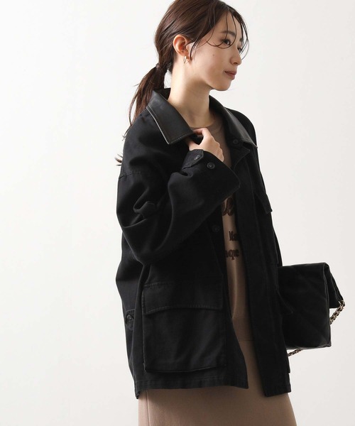 Gready Brilliant（グレディブリリアン） コート アウター レザー衿付