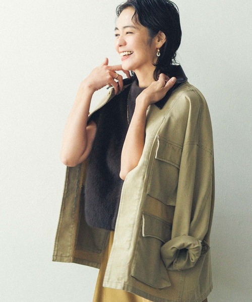 Gready Brilliant（グレディブリリアン） コート アウター レザー衿付