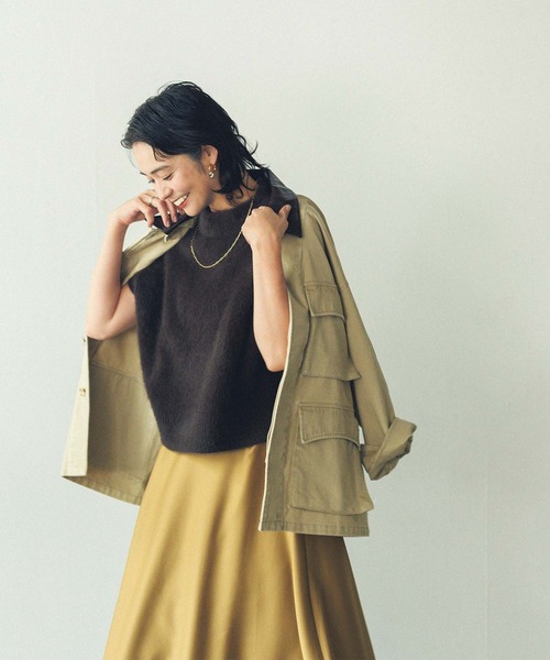 Gready Brilliant（グレディブリリアン） コート アウター レザー衿付